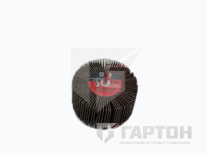 Фото Круг пелюстковий радіальний КЛО 80х40х6 Р-40 COBRA 21557 №2