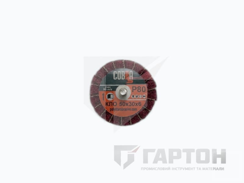Круг пелюстковий Scotch-Brite КЛО 50х30х6 Р-80 — купити в Луцьку